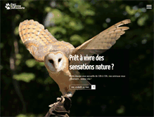 Tablet Screenshot of parc-argonne-decouverte.fr